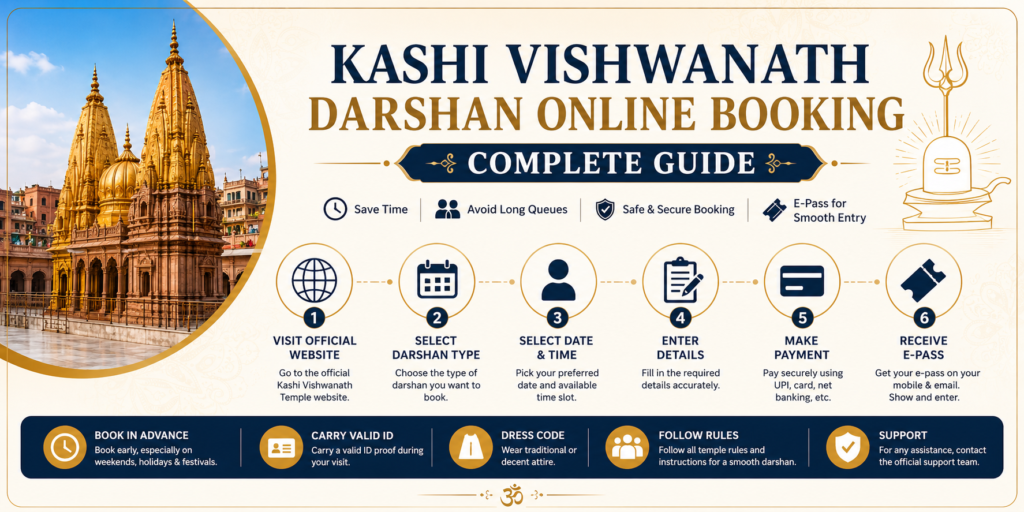 Kashi Vishwanath Darshan Online Booking: Complete Guide